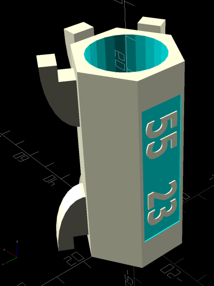 Deer Fence Hanger - Build view