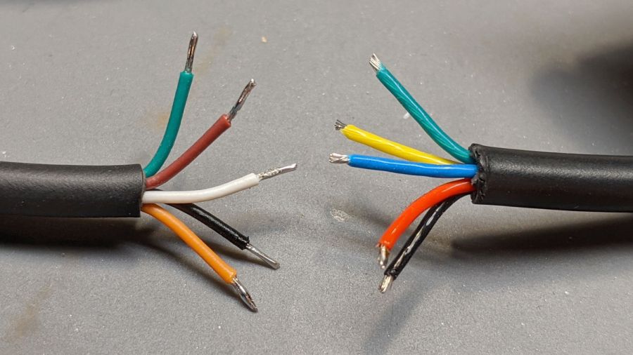Bafang Display Extension Cable - internal colors