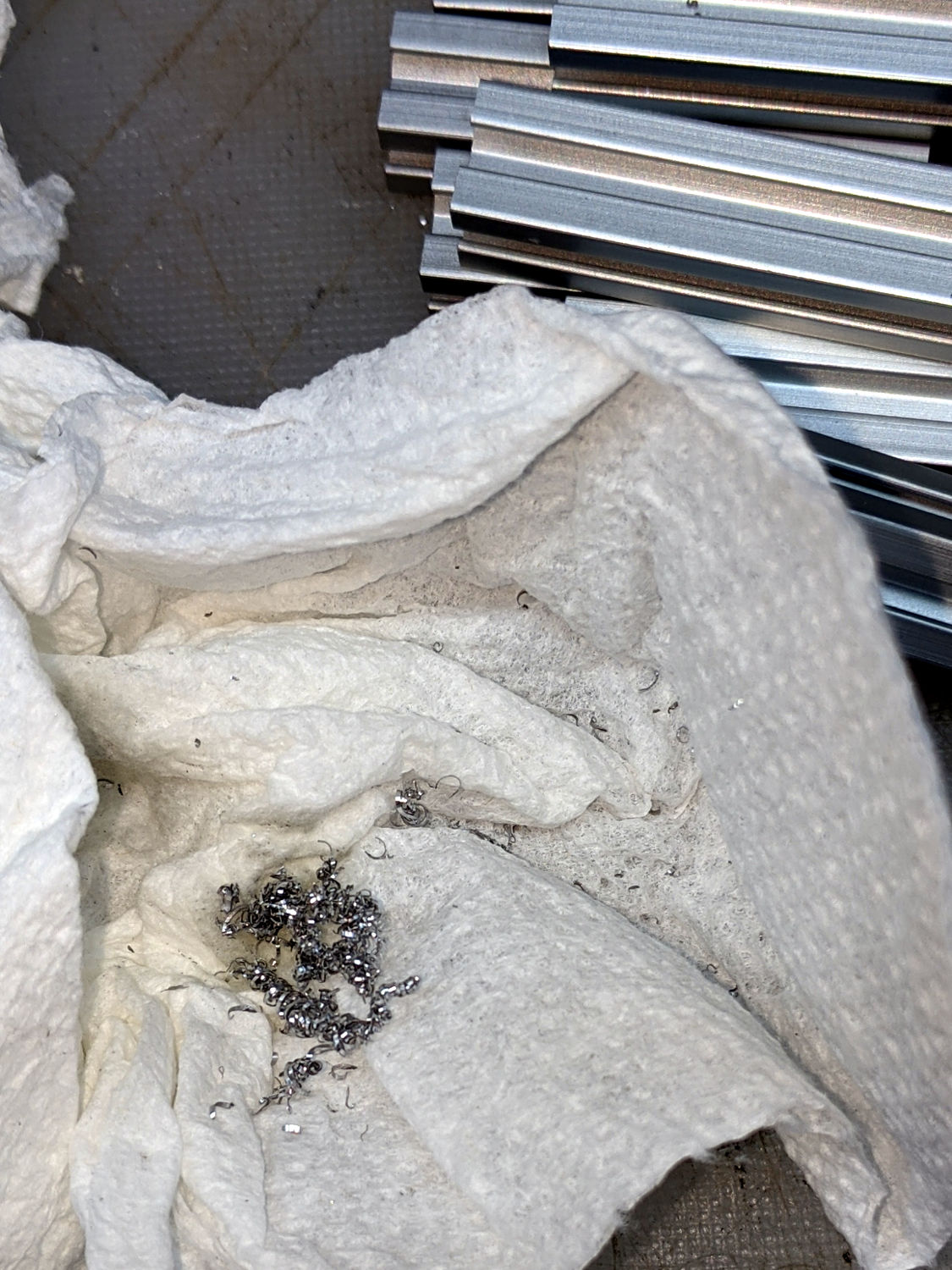 Swarf Rust MakerBeam Swarf Cleanout – The Smell of Molten Projects in the Morning
