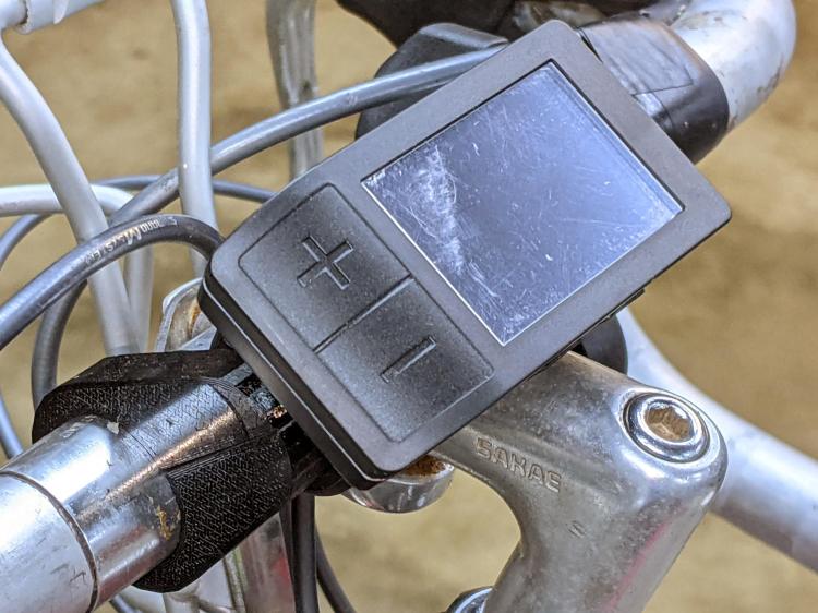 Bafang Display adapter - left view