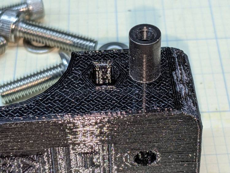 Terry shift guide - acetal hole