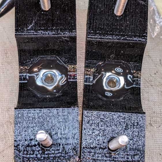 Terry Bafang battery mount - tee nut gluing