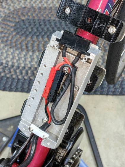 Terry Bafang battery mount - internal modifications