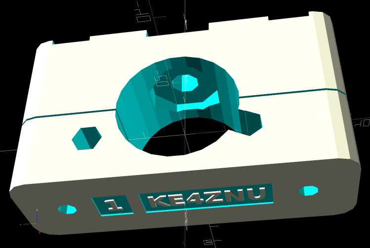 Terry - Bafang battery - station 2 - bottom view - solid model
