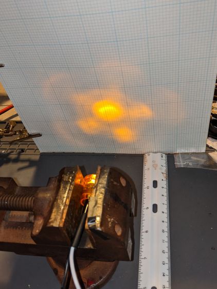 Side Marker - beam test setup