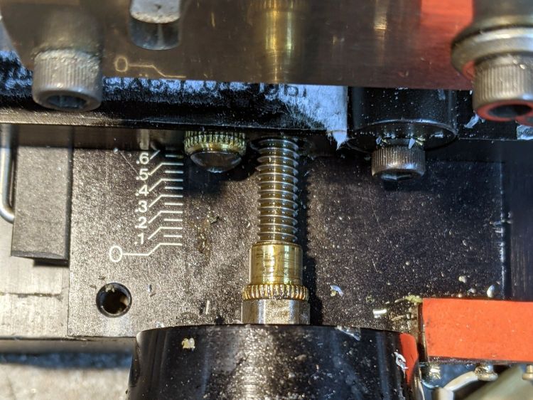 Sherline Y-Axis Nut Mishap - stuck preload nut