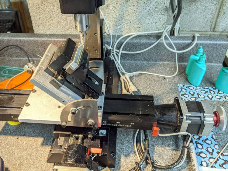 Sherline Y-Axis Nut Mishap - setup