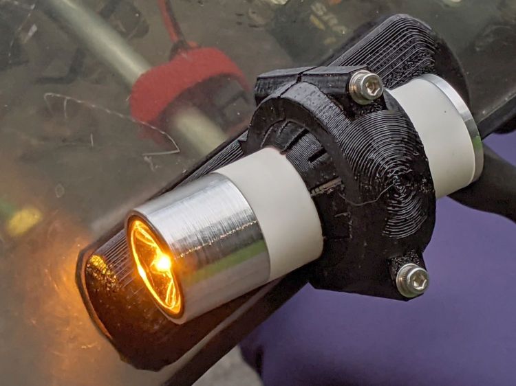 1 W Amber Running Light - installed front