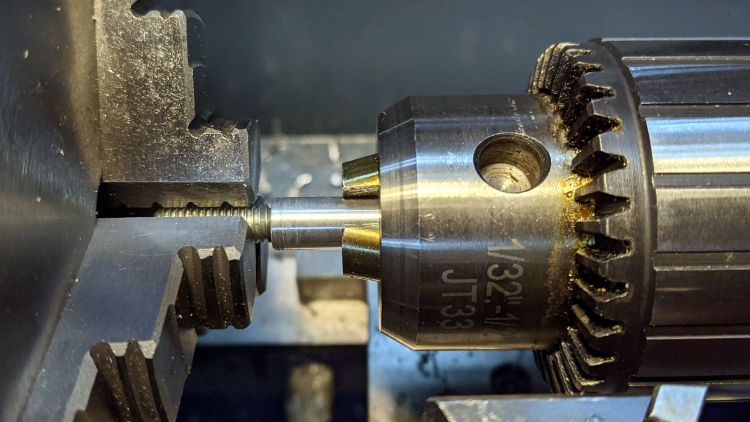 Depth Gauge mounting rod - epoxy alignment