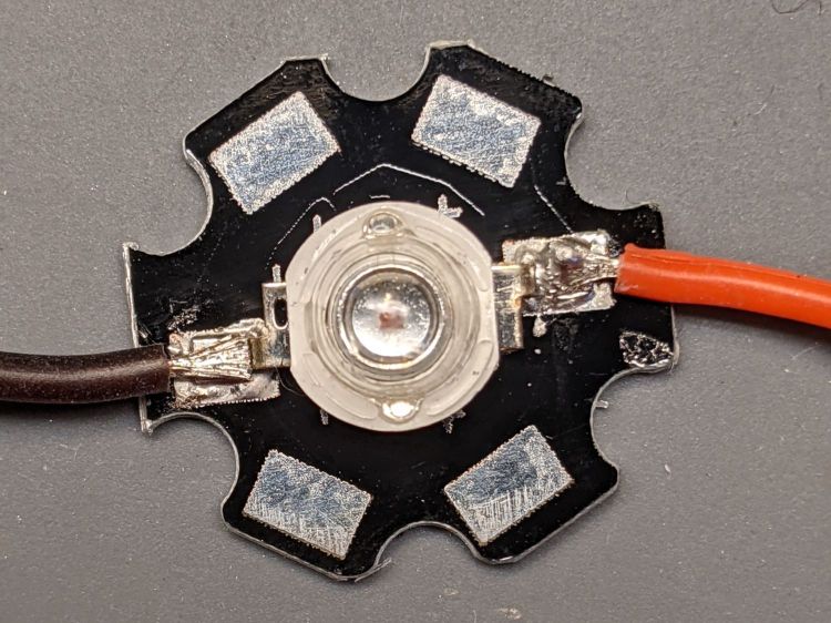 1 W LED PCB - wire layout