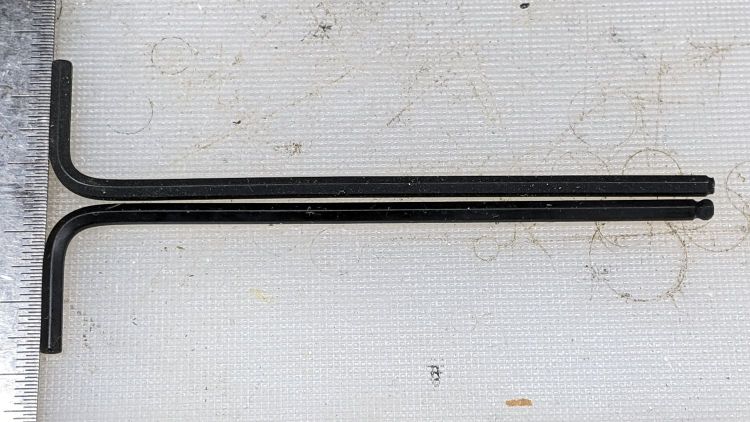 Bondhus hex wrenches - 7-64 ball end - replacement