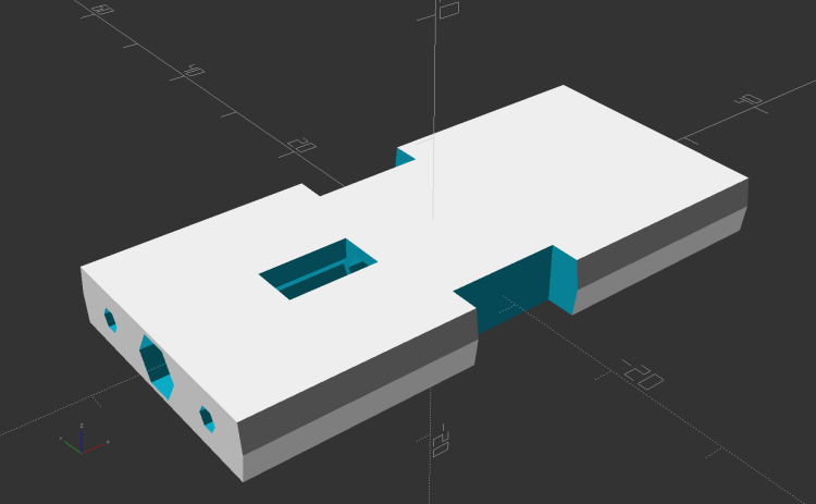 Running Light Circuit Plate - solid model