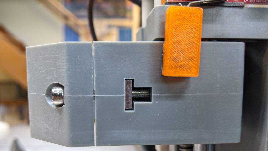 CNC3018 tool clamp - side