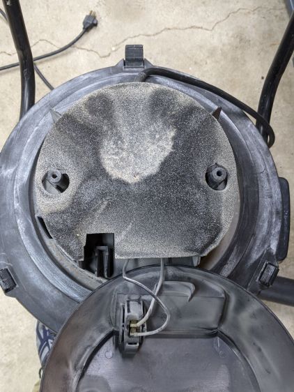 Shopvac QSP - upper sound baffle