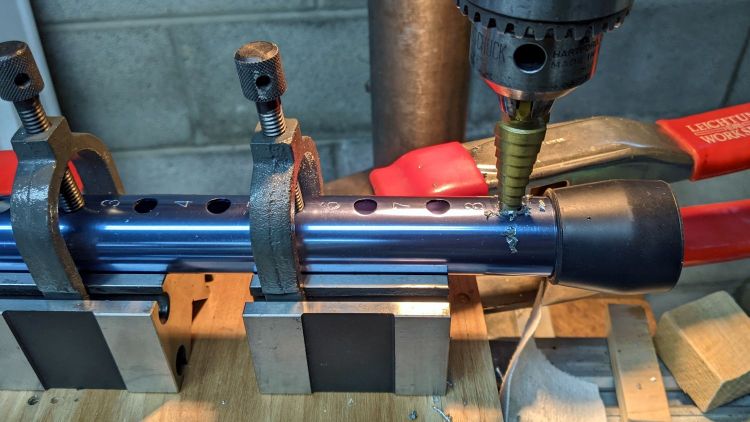 Walker shortening - hole drilling