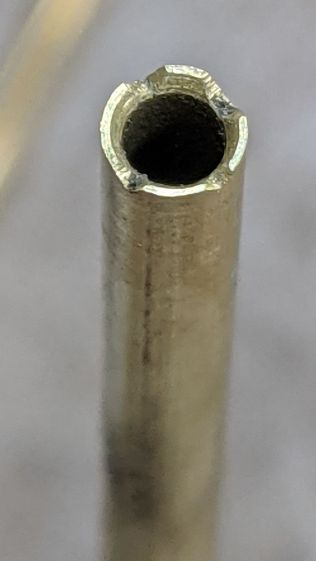 Bafang battery - brass shell grinder - tip wear