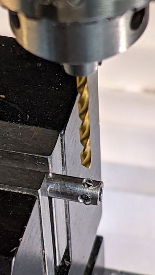 Bafang battery - steel shell drill - raw holes