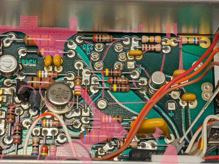 Tek AM503 - 151-1032-00 area - X-ray traces