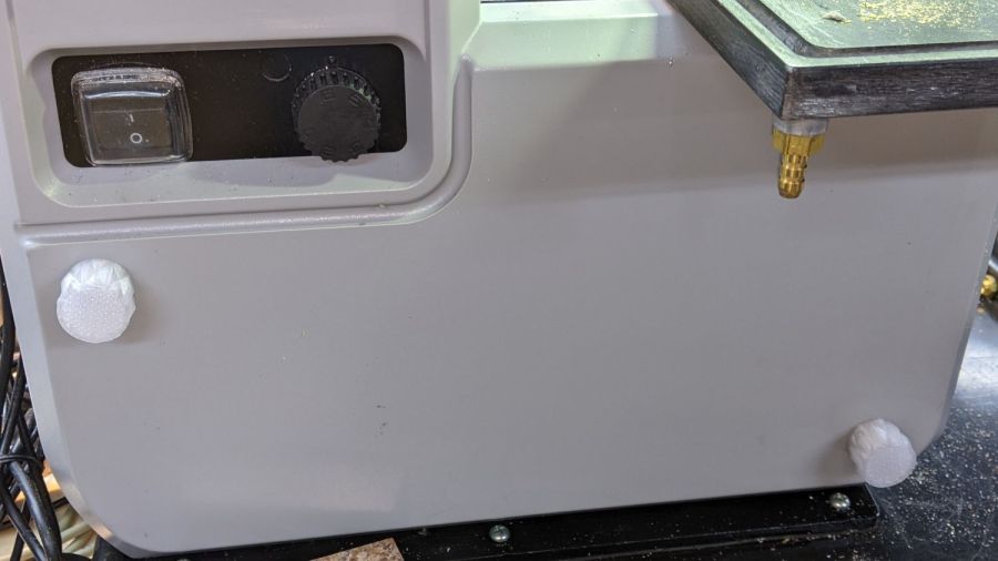 Micromark Bandsaw - cover screw knobs - lower