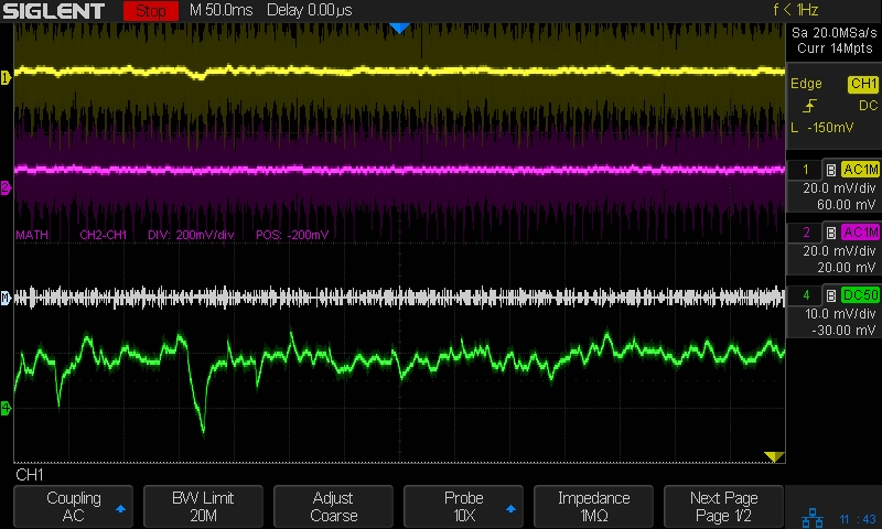Tek AM503 - diff input - R317