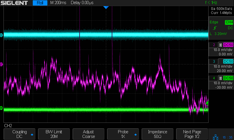 Tek AM503 - three amps - GND