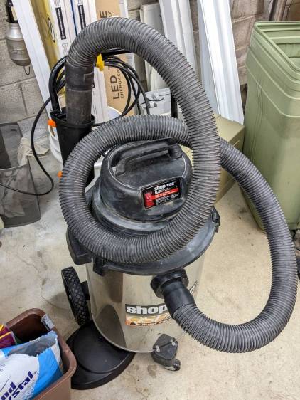 ShopVac Nozzle Caddy - front view