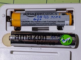 Wireless Numeric Keypad vs. AmazonBasics AAA Alkaline: Another Data&nbsp;Point