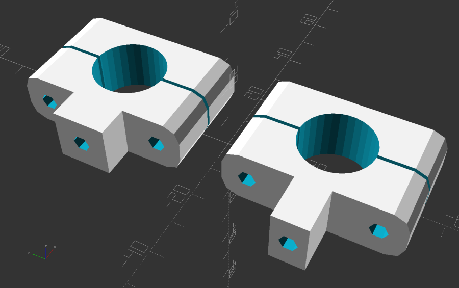 ShopVac Nozzle Caddy - solid model