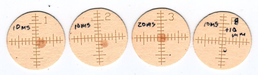 OMTech 60 W Laser: Beam Alignment Check&nbsp;Targets