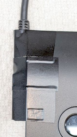 Huion tablet - rerouted USB cable