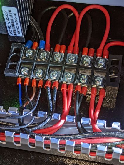 OMTech 60W laser - AC barrier strip