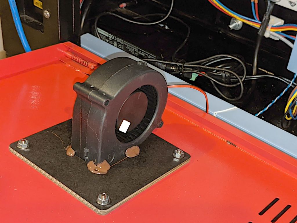 OMTech 60 W Laser: Improved Electronics Bay&nbsp;Fan