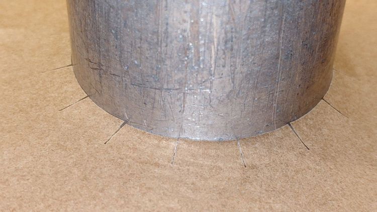 Angel Food Cake Pan liner - detail