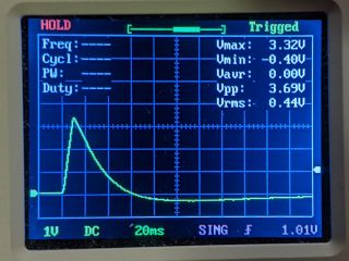 OMTech 60 W Laser vs. Gentec ED-200 Optical Joulemeter: Long Pulse Duration&nbsp;Power