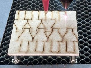 OMTech 60 W Laser: Improved MDF Spikes and&nbsp;Stops