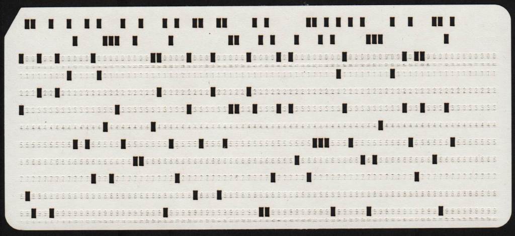 Laser-cut Punched Cards