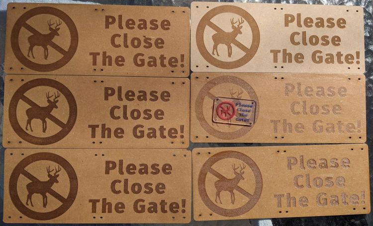 Please Close The Gate - 60 to 20 pct engraving - finished