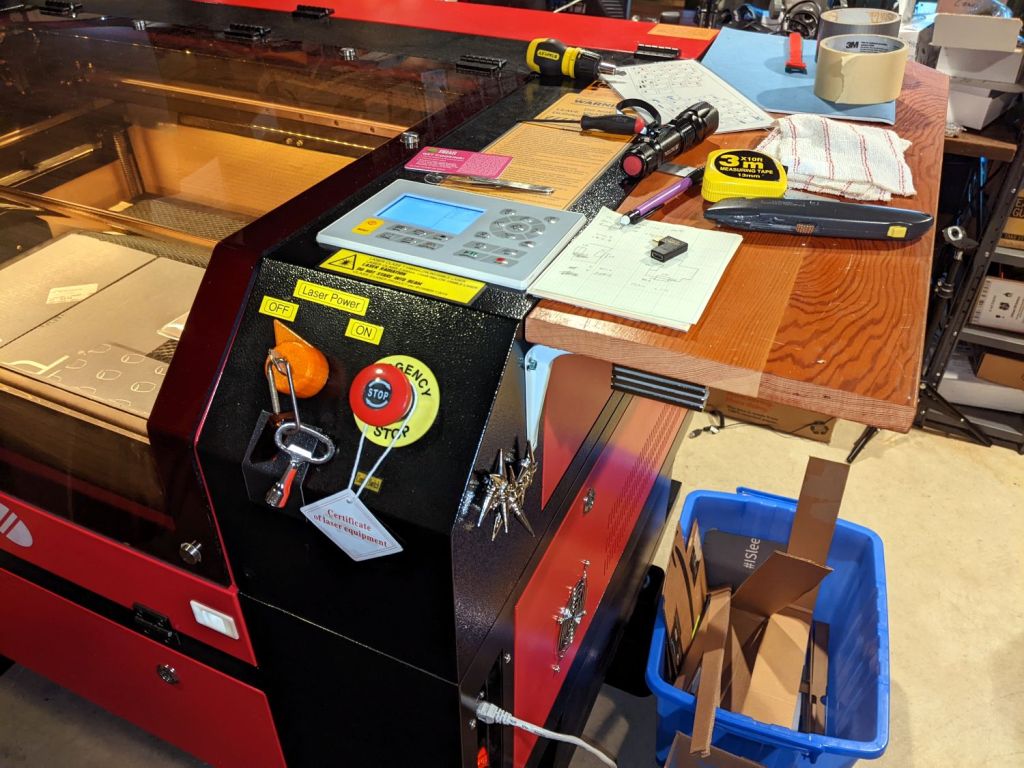 OMTech 60 W Laser: Expanded Clutter&nbsp;Space