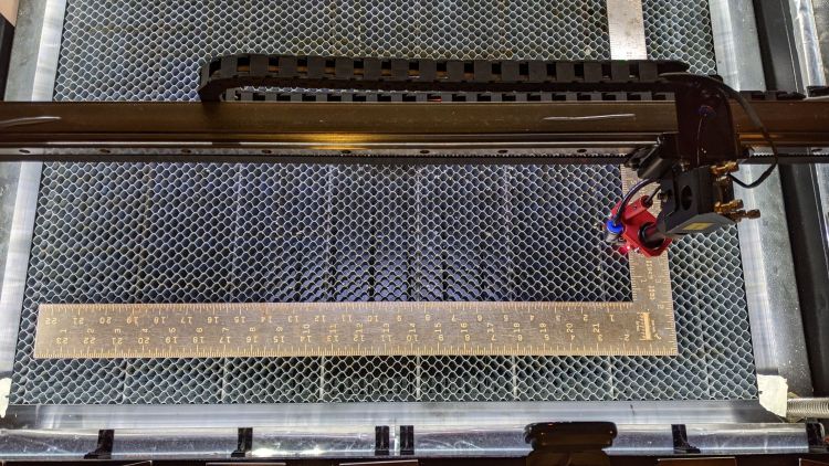 OMTech Axis Cal - framing square