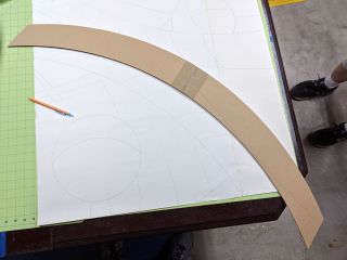 70 inch OD Curved Quilting Layout&nbsp;Template