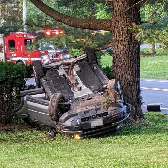 NHR Crash - frontal view