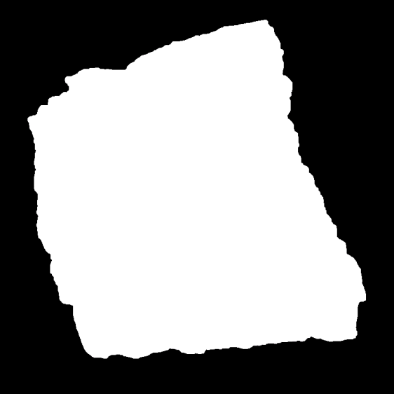 Smashed Glass - piece 1 - outline