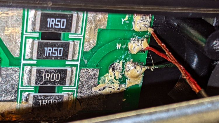 Miroco LED Floor Lamp - ballast resistors - LED wiring