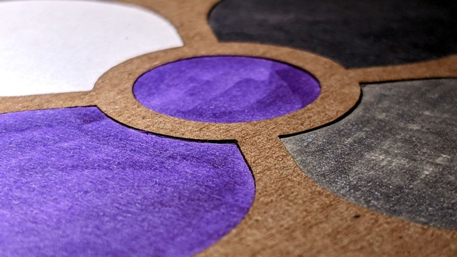 Chipboard coaster - 35 mil white vs 57 mil kraft