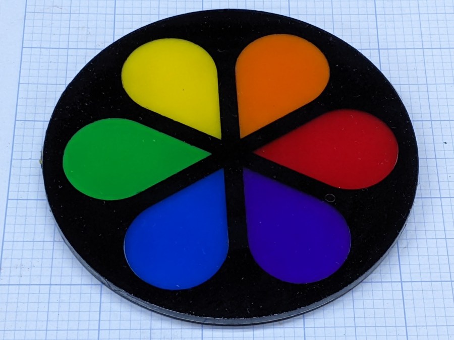 Cut Acrylic Coaster - bottom