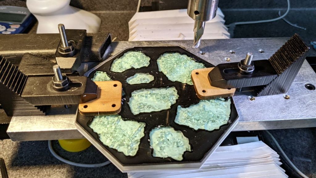 High Impact Art: Smashed Glass Coaster Meniscus&nbsp;Removal