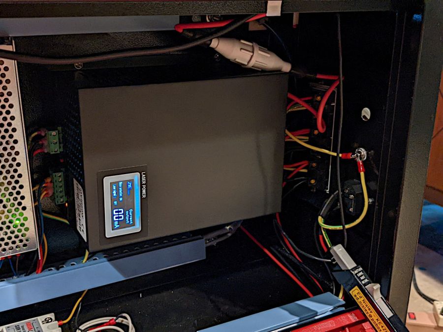 HV laser power supply - current probe setup