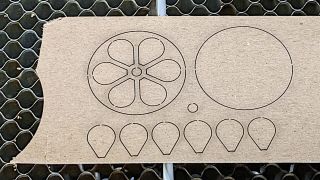Laser-Cut Coaster Kerf Compensation