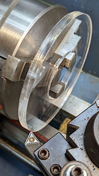 Coaster Epoxy Rim - turning fixture rim