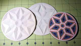Layered Paper Coaster: GCMC&nbsp;Test